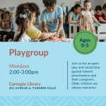 Children playing together at tables.