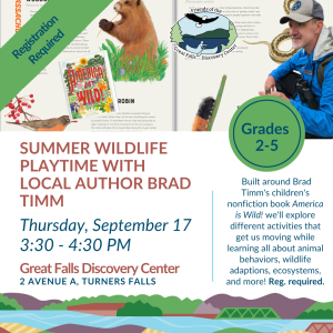 Summer Wildlife Playtime with Local Author Brad Timm image
