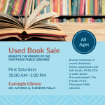 Monthly Used Books Sale 2026