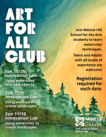 Art for all flyer