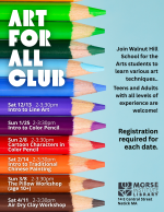 Art for all club flyer