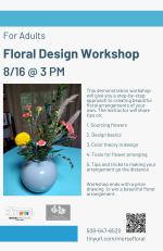 Floral Workshop Flyer 