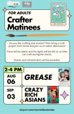 Crafter Matinee  Flyer 