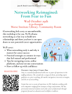 networking workshop flyer 