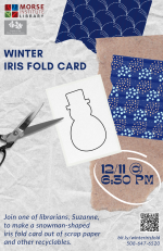 Winter Iris Fold Card Flyer 
