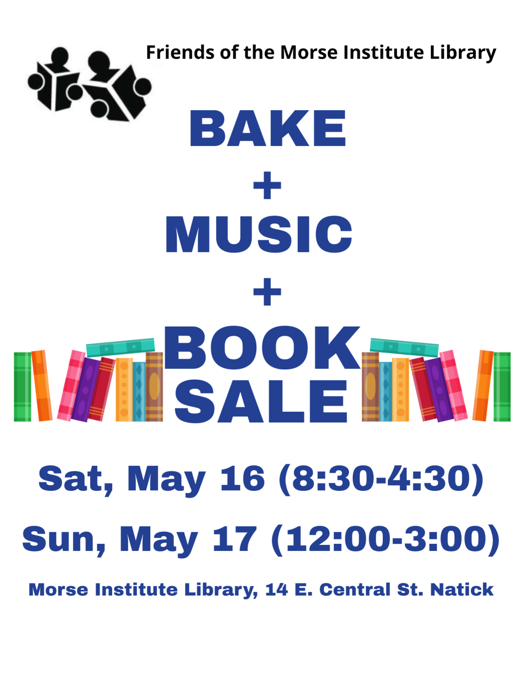 Saturday, May 16, 2026 | Friends' Spring Book, Music, and Bake
