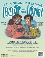 Flyer for the 2025 Teen Summer Reading Program