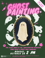 Flyer for teen ghost painting