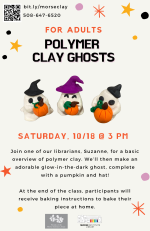 Polymer Clay Ghosts Flyer