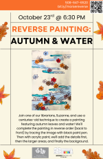 Reverse Painting Autumn Flyer