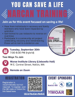 Recovery Month event happening on 9/30 from 7-8:30pm