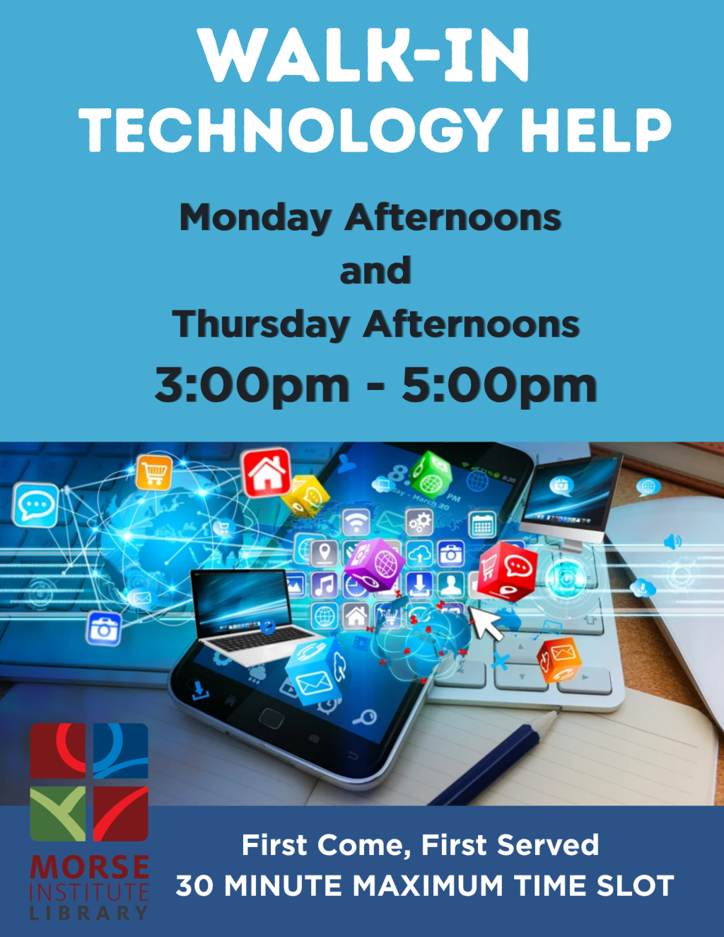Monday Afternoon Walk-in Technology Help