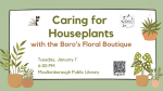 Caring for Houseplants event poster