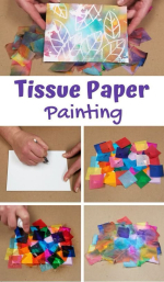 Painting tissue.