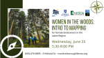 Women in the Woods Intro to Mapping poster