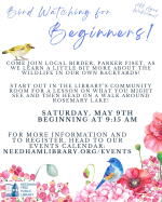 Bird Watching for Beginners - May 2026