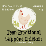 Teen Emotional Support Chicken