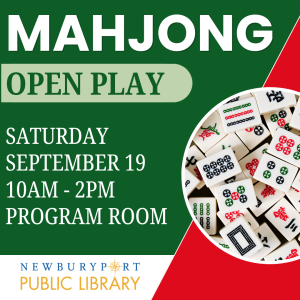 Mahjong - Open Play (IN PERSON) image