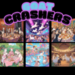 various cartoon goats enjoy various types of parties.