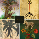 magical plants herbs and trees.
