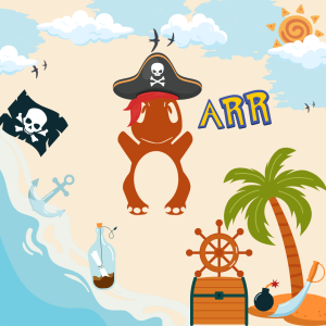 Pirate Pikachu Paint Night for Littles (Ages 4-7) image