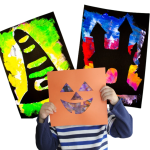 spooky art projects.