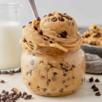 Cookie dough in a mason jar