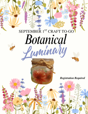 Take & Make Craft For Adults: Botanical Luminary image