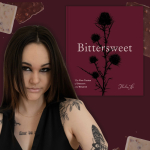 Thalia Ho pictured next to her book Bittersweet.