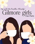 Lorelai and Rory graphic without facial features.