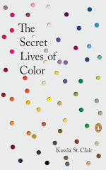 colorful dots and title and author