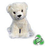 A stuffed animal polar bear.