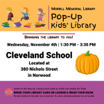 Pop-Up Library : Cleveland School