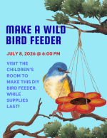 bird and bird feeder