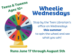 Prize wheel with event details