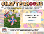 Crafternoon May 20 26 Pinwheels