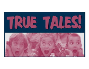 True Story! Tales and activities for elementary schoolers image