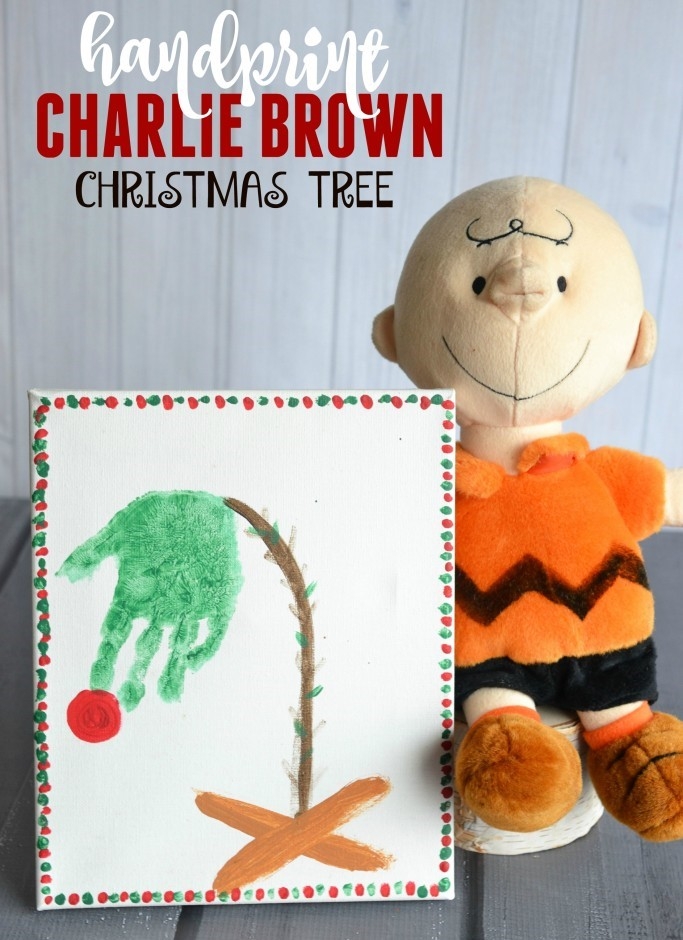 12/13/2022 KIDS Handprint Charlie Brown Christmas Tree Parsippany