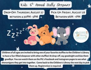 Kids: 6th Annual Stuffy Sleepover image