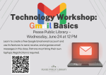 Technology Workshop: Gmail Basics.
