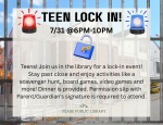 Teen Lock In