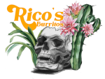The logo for Rico's Burritos.
