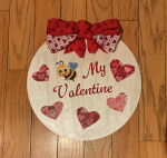Wooden Valentine's Day Sign