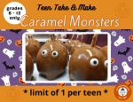 Teen Take and Make Kit Caramel Apples