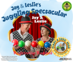 Jay and Leslie Juggling Spectacular July 15 3:30pm