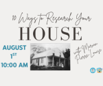 Research your house
