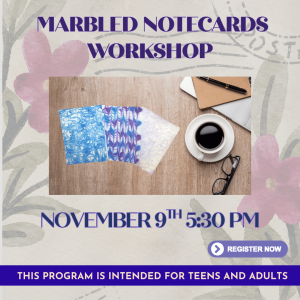 Marbled Notecards Workshop