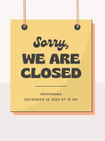 image of closed sign