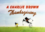 a charlie brown special about thanksgiving with friends and family