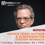 writers talk with author & Screenwriter Steven Womack